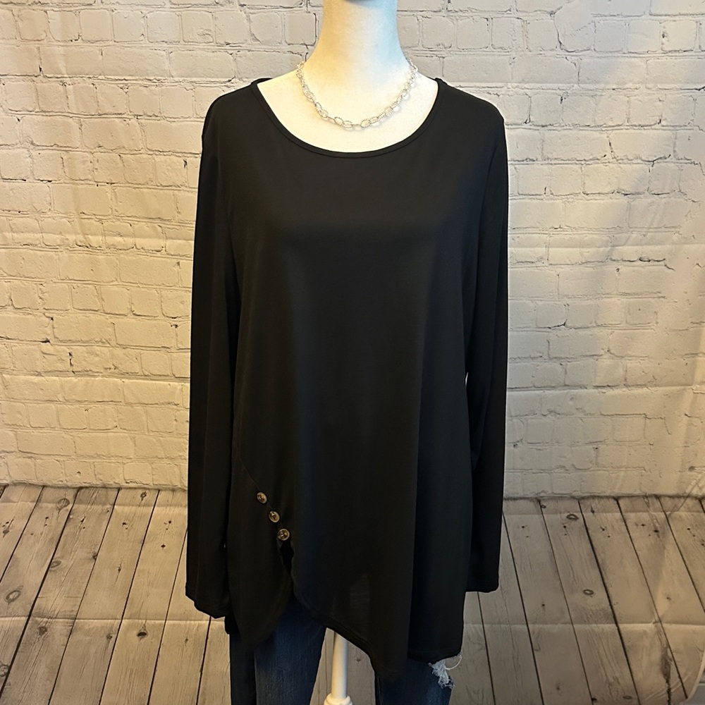 Elegant Black Women's Top